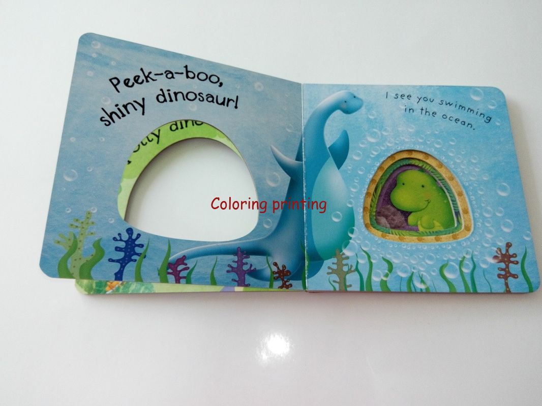 Board book for children with glitter on each page