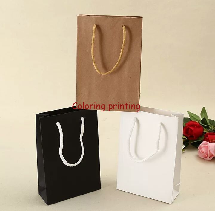 2016 Cheap customized brown kraft paper bag wholesale/brown kraft bags