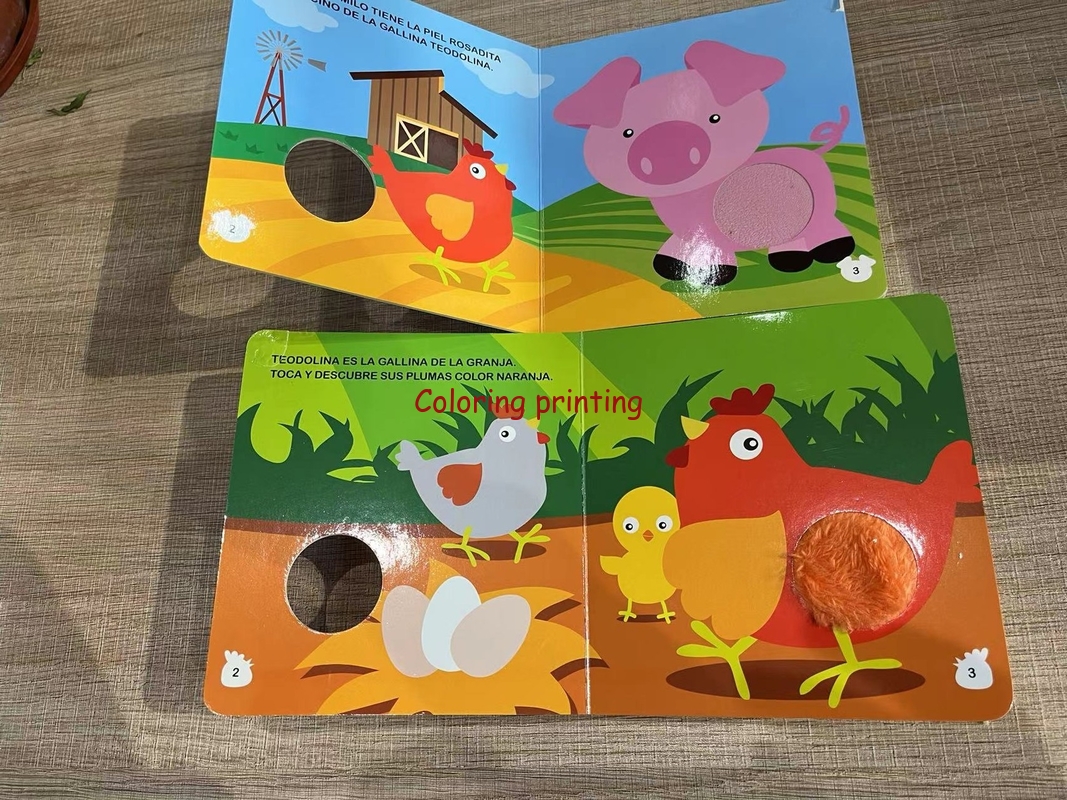 Touch and feel book,kid book,feeling book,Color Photo Book Printing, China Custom 3d Pop Up Book Printing