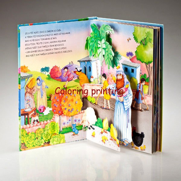 Best selling full color pop up children book