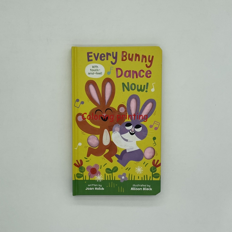 High Quality Cheap Hot Stamping Touch and Feeling Board Book Printing