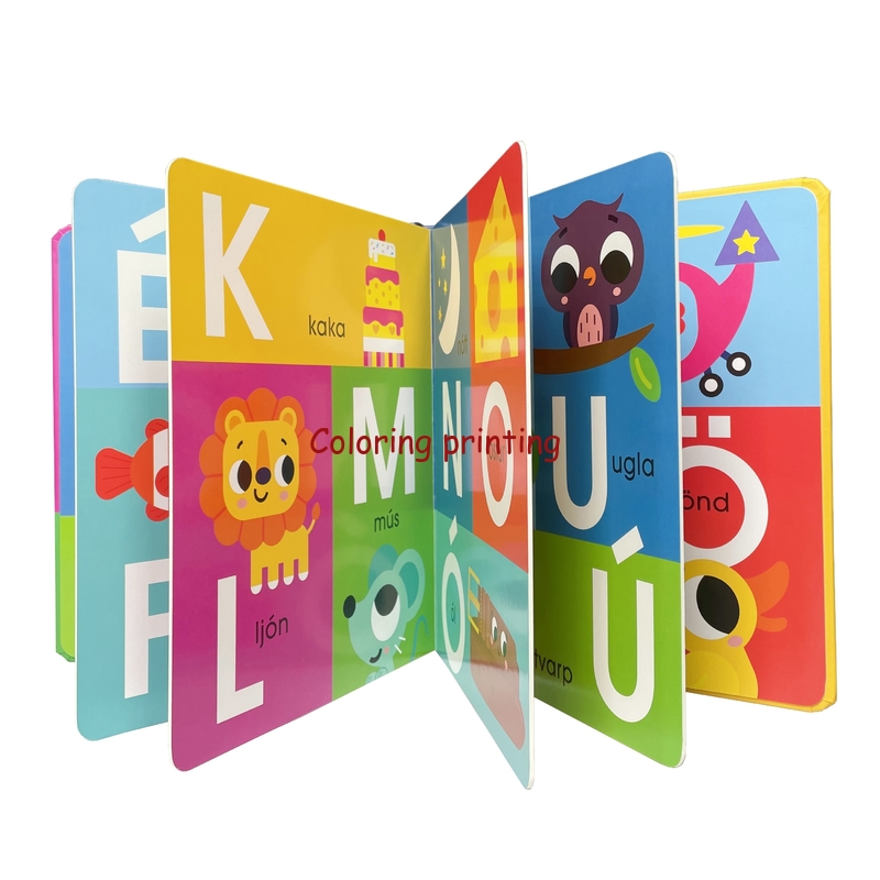 Wholesale Custom Best Quality Personalized Children Kids English Alphabet Book Hardcover Board Book Printing Service