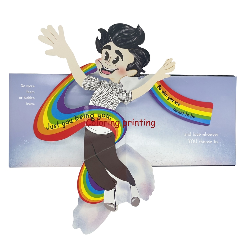 Wholesale Custom Fantastic 3D Story Children Hardcover Pop-up Book Interesting Pop up Board Book Printing Services