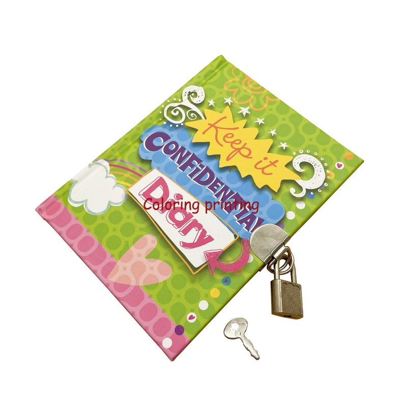 2024 Coustomized Factory Direct Best Pricesale Keep It Confidential Diary Journal Notebook with Metal Lock
