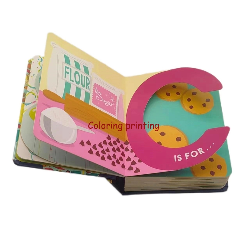 2024 Hot Sale Children Early Learning Board Book Kids Alpha Book Printing