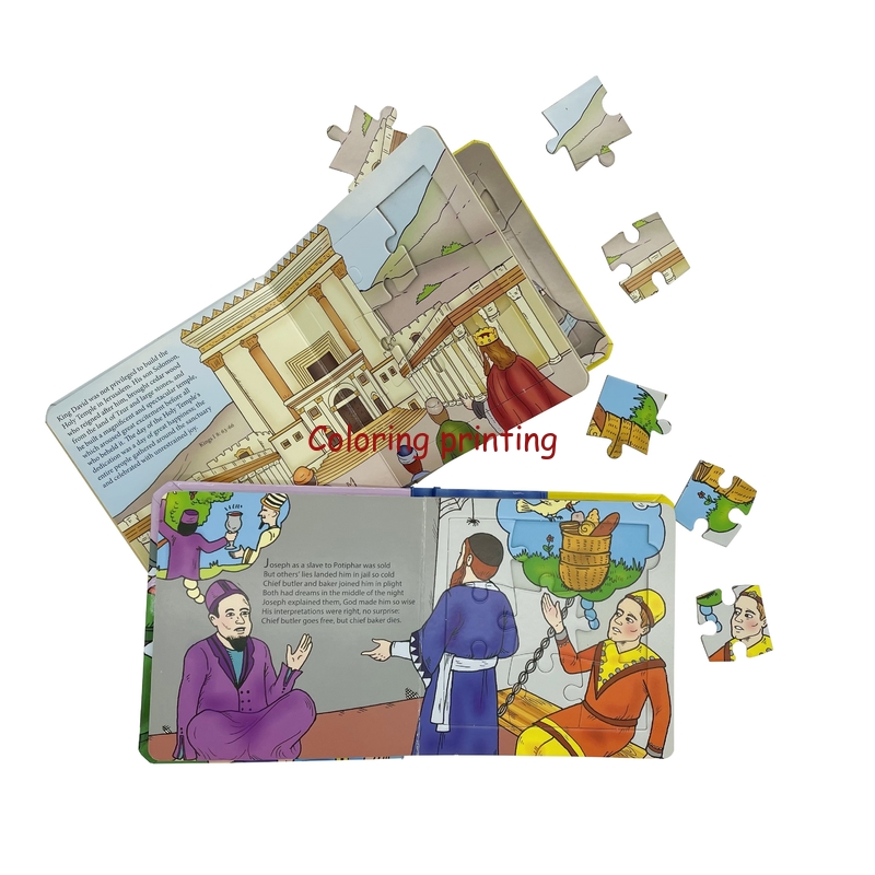 Custom Children Attention Training Story English Book Children Puzzle Book Interesting Puzzle Book for Kids
