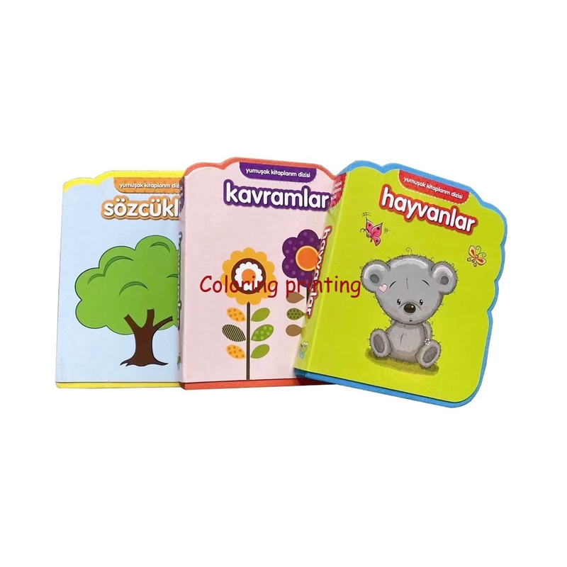 Factory Custom Special Shape EVA Foam Children Early Learning Board Book Printing