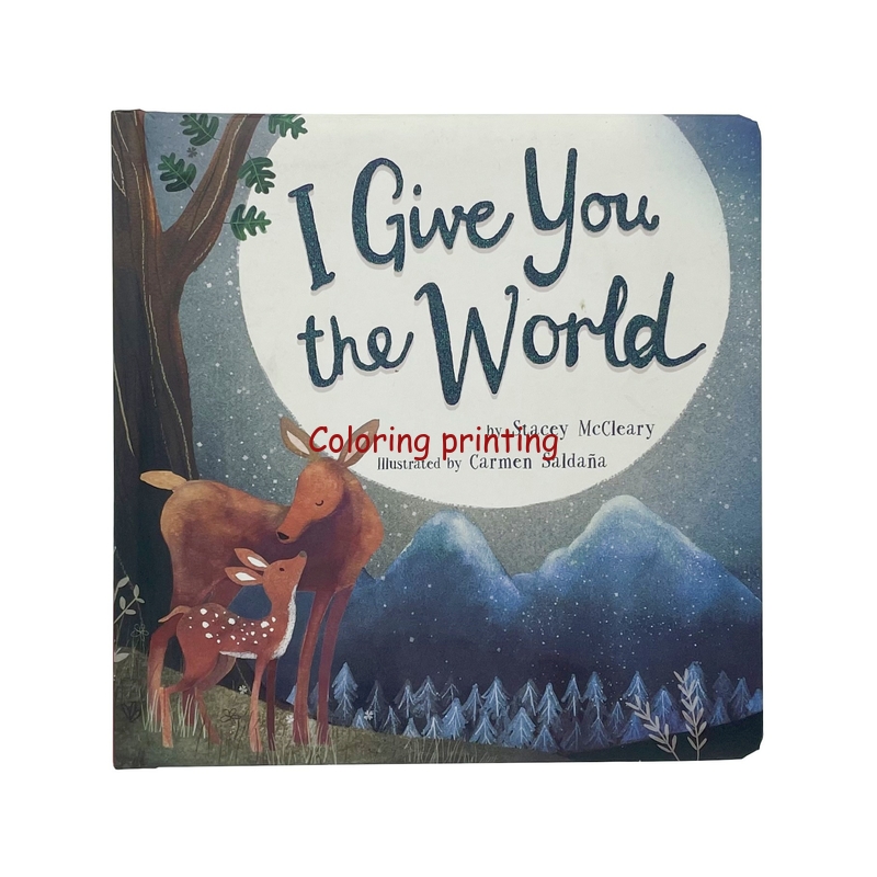 High Quality Spot UV Hardcover with Sponge Children′s Story Board Book Printing Services