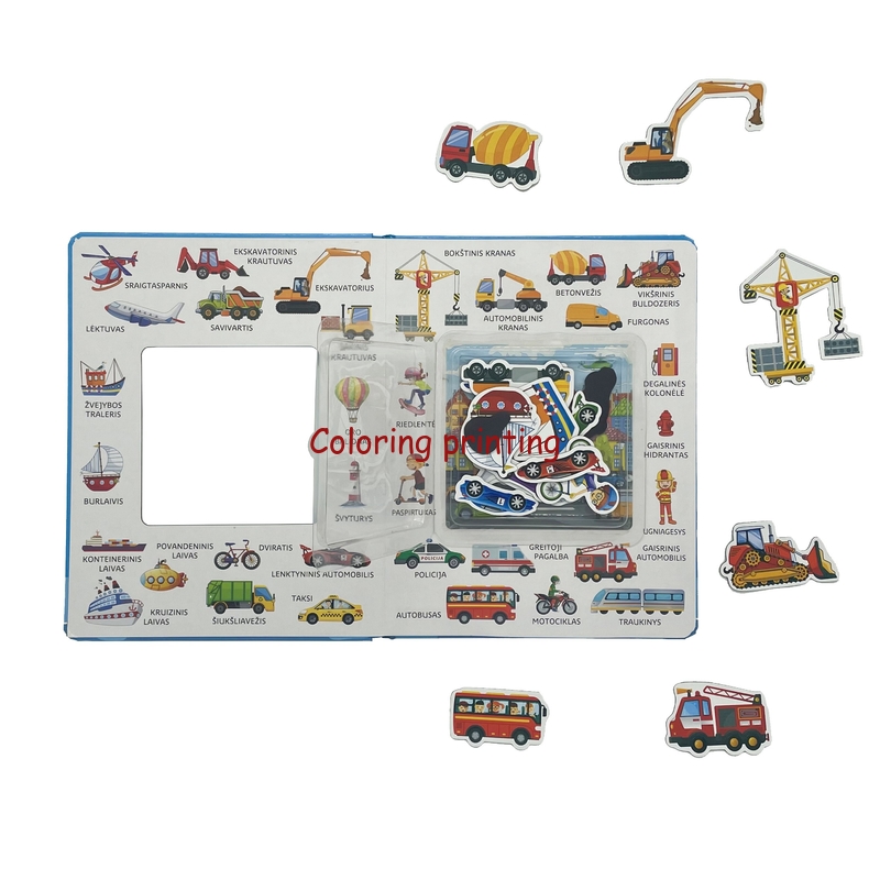 Wholesale Cheap Price Custom Kids Games Magnetic Jigsaw Puzzle Board Book Printing Services