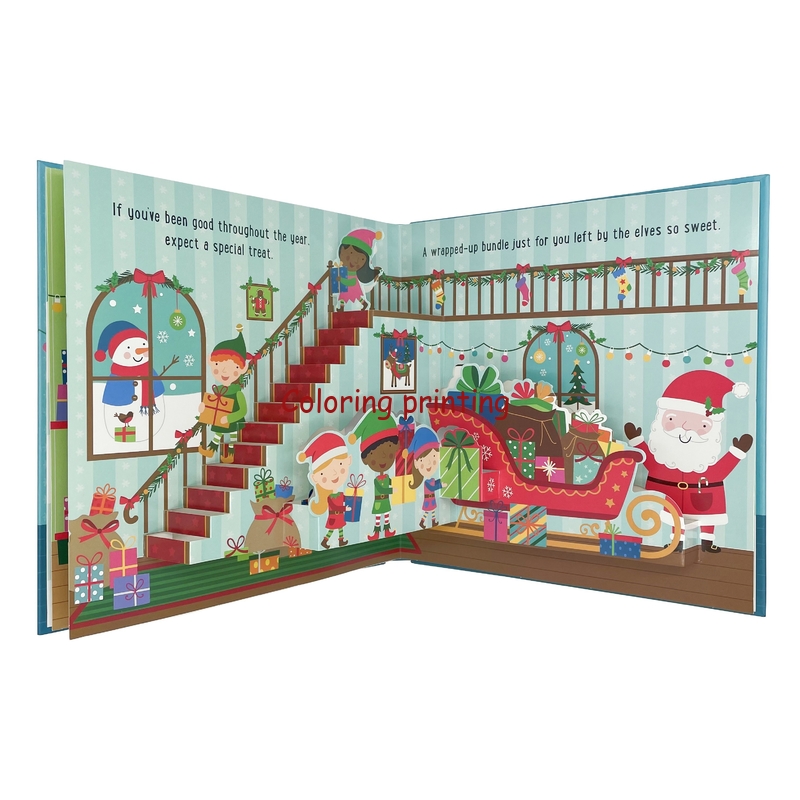 Wholesale High Quality Custom Christmas Pop up Harcdcover 3D Story Book Printing Services