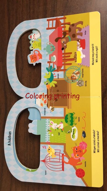 tab book,Flap book,animal book,first words book,window book,board book for kids,Puzzle Book，OEM factory printing service