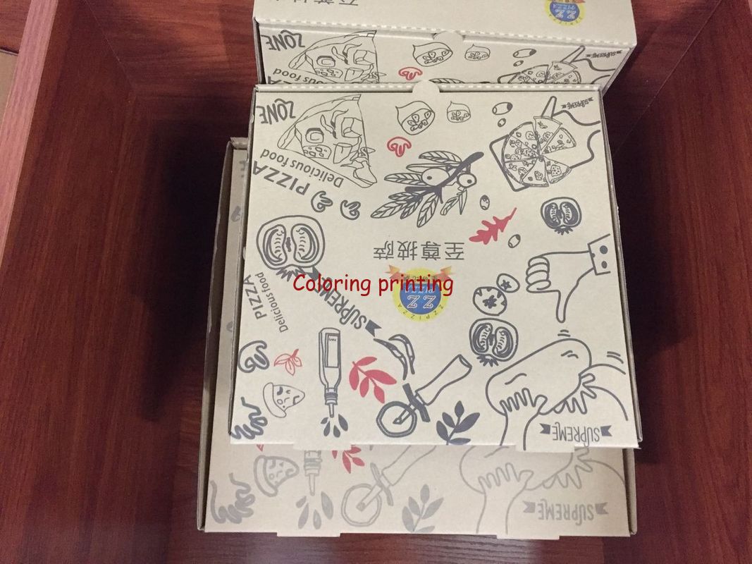 food box,eco friendly Lunch Pizza box,packaging paper box,Custom logo printed brown cheap kraft pizza box,printing paper
