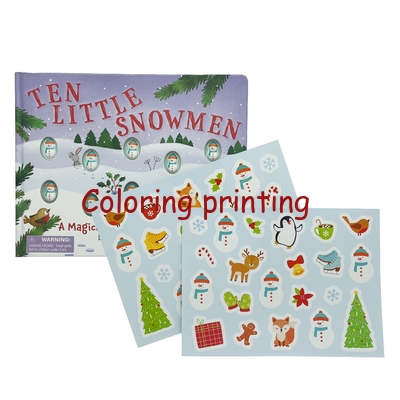 Wholesale Best Price High Quality Custom Hardcover Die Cut Sticker Book Children Board Book Printing Services